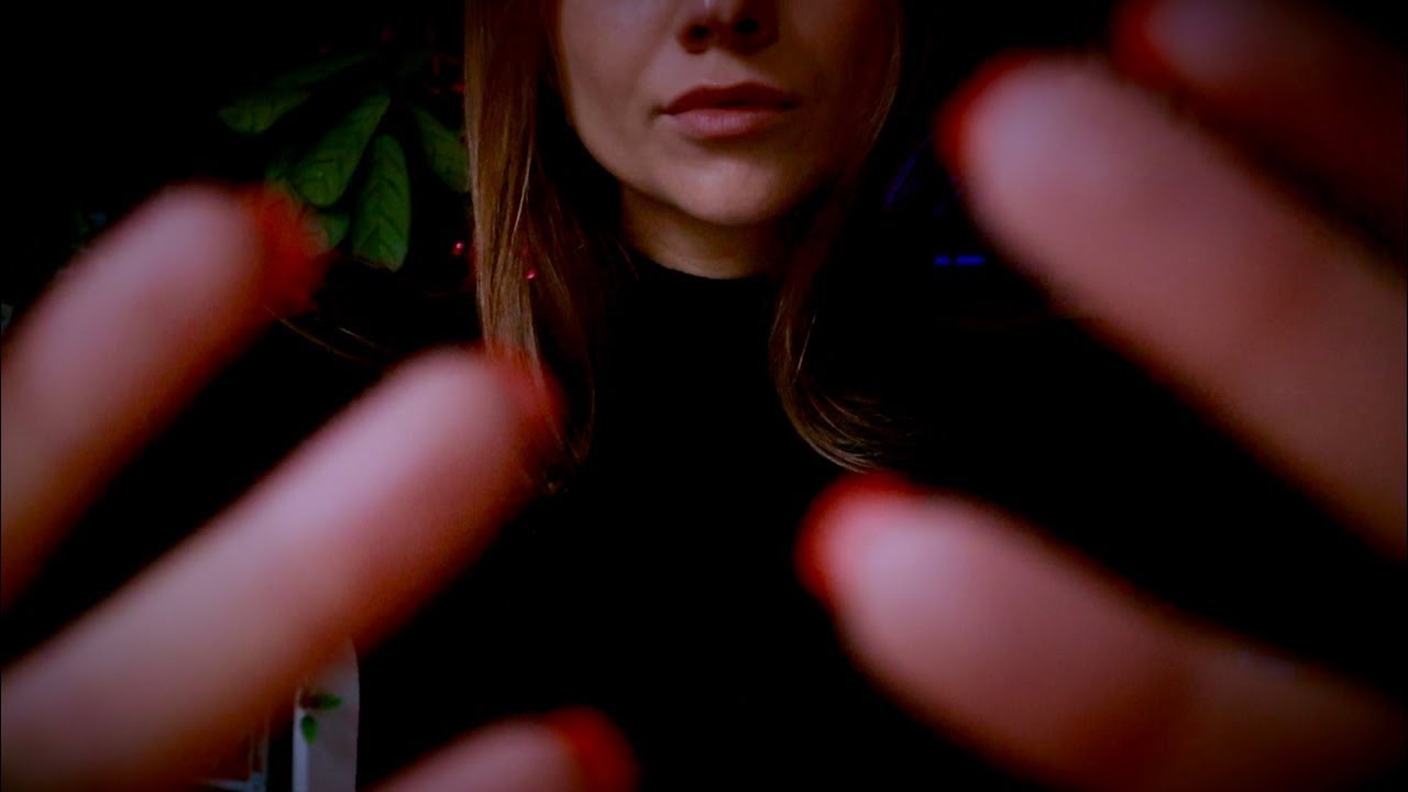 ASMR in the Dark ● No Talking SLOW Hand Movements ● Face Attention for Sleep
