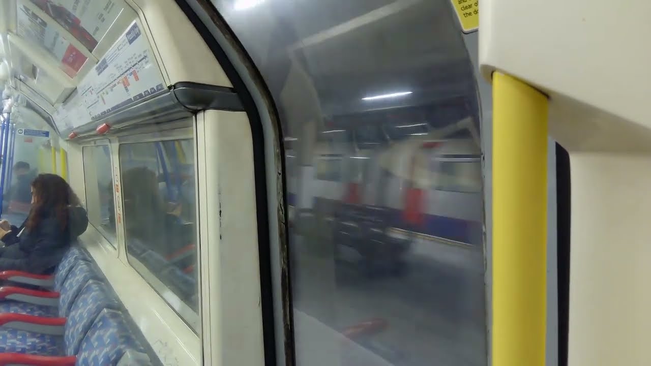 London Underground Piccadilly Line 1973 Tube Stock From Cockfosters To Arnos Grove