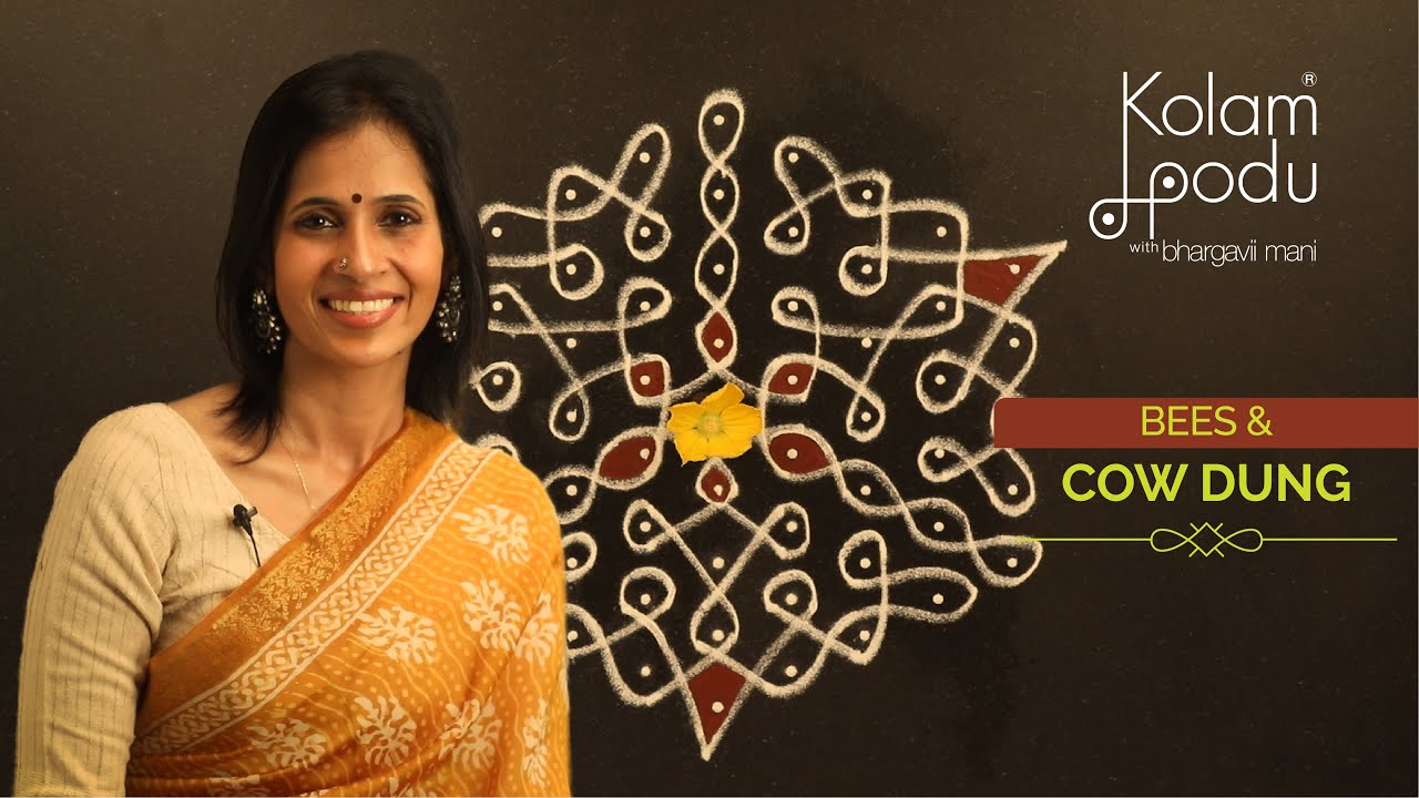 MARGAZHI DAY 30 || BEES & COW DUNG || IDUKKU PULLI KOLAM || FESTIVAL KOLAM
