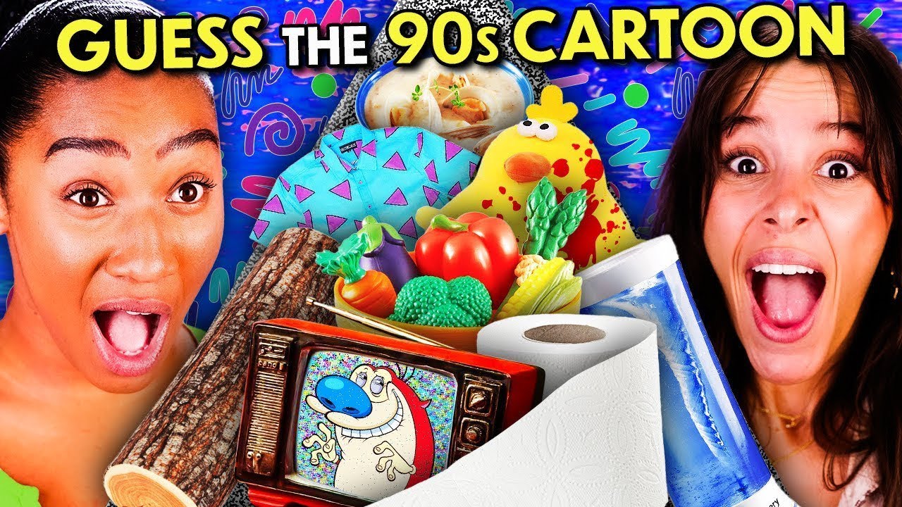Guess The 90s Cartoon From The Props! | Gen Z Vs. Millennials
