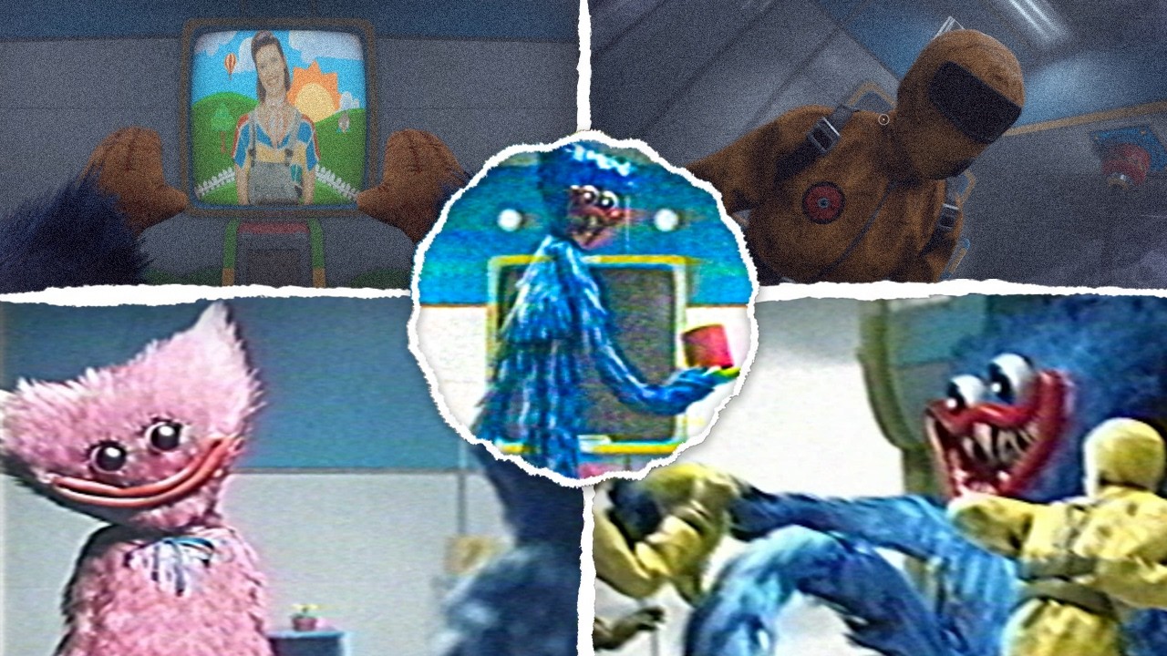 Poppy Playtime: Chapter 5 - All Huggy Wuggy Memories + VHS Reanimation
