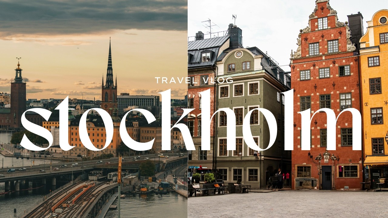 stockholm trip vlog! 🇸🇪