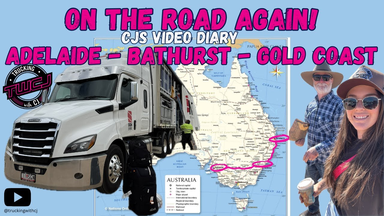 VLOG - On the road again - Adelaide Bathurst Gold Coast