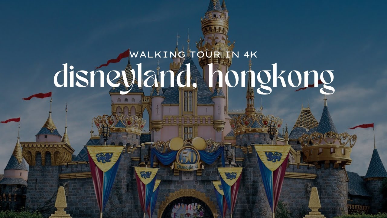 Disneyland Walking Tour in 4K | Relaxing Park Walk, Ambient Sounds, No Commentary