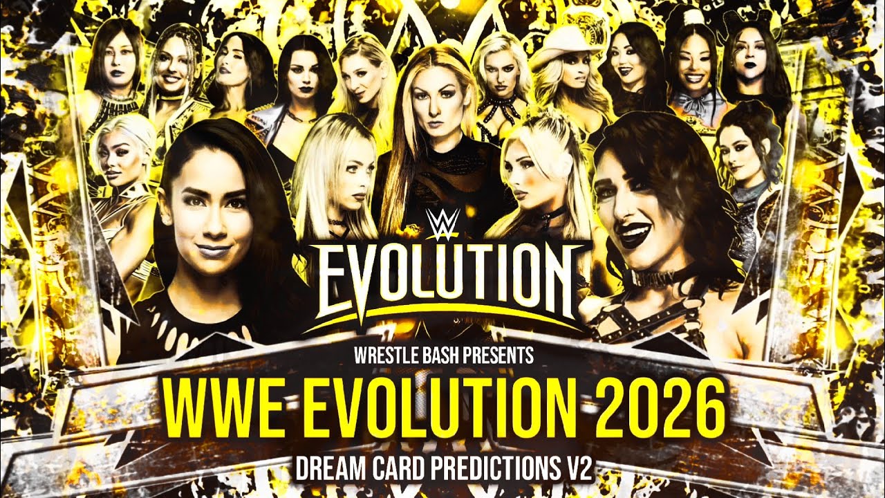 Прогнозы карт Dream Match WWE Evolution 2026, версия 2