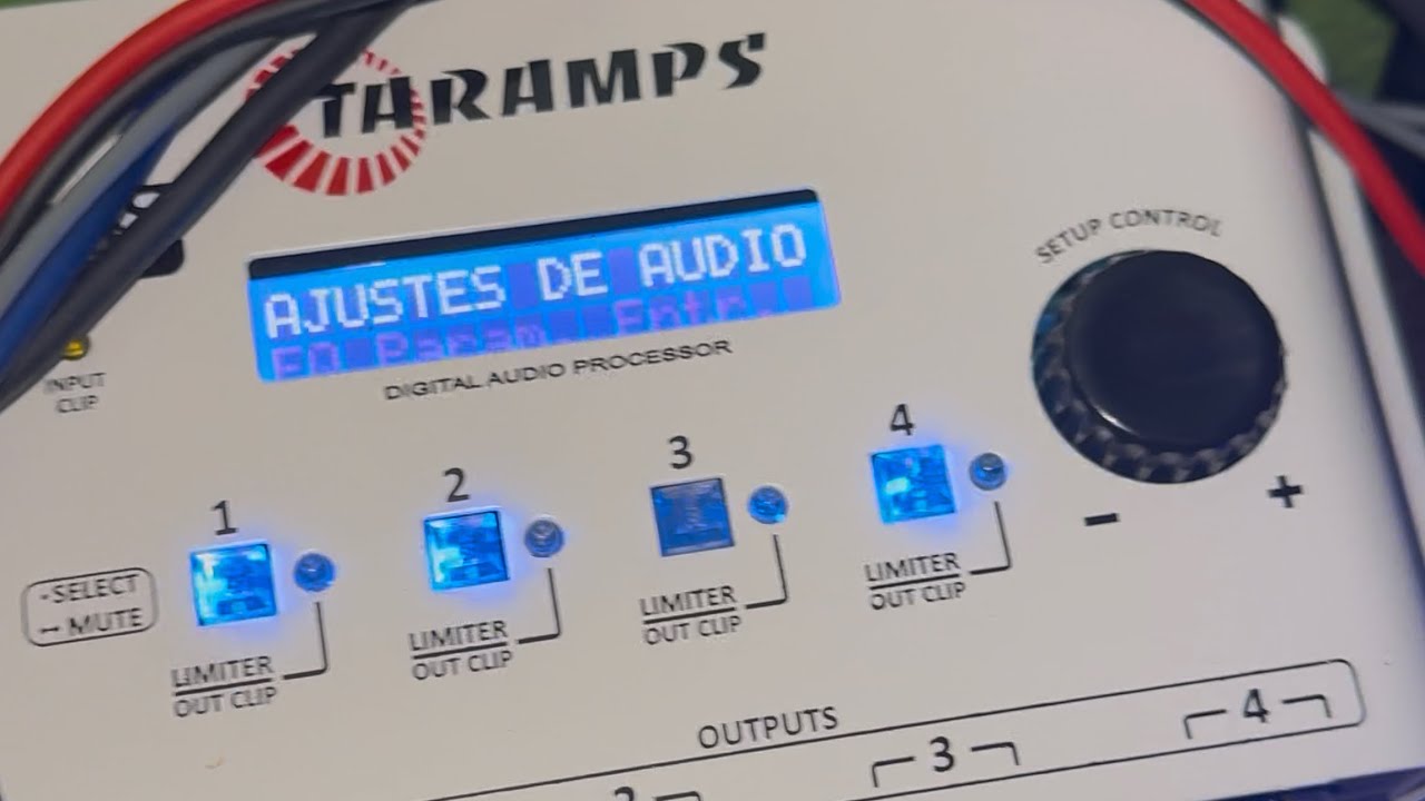 La manera mas facil  y rapida de ajustar un dsp taramps