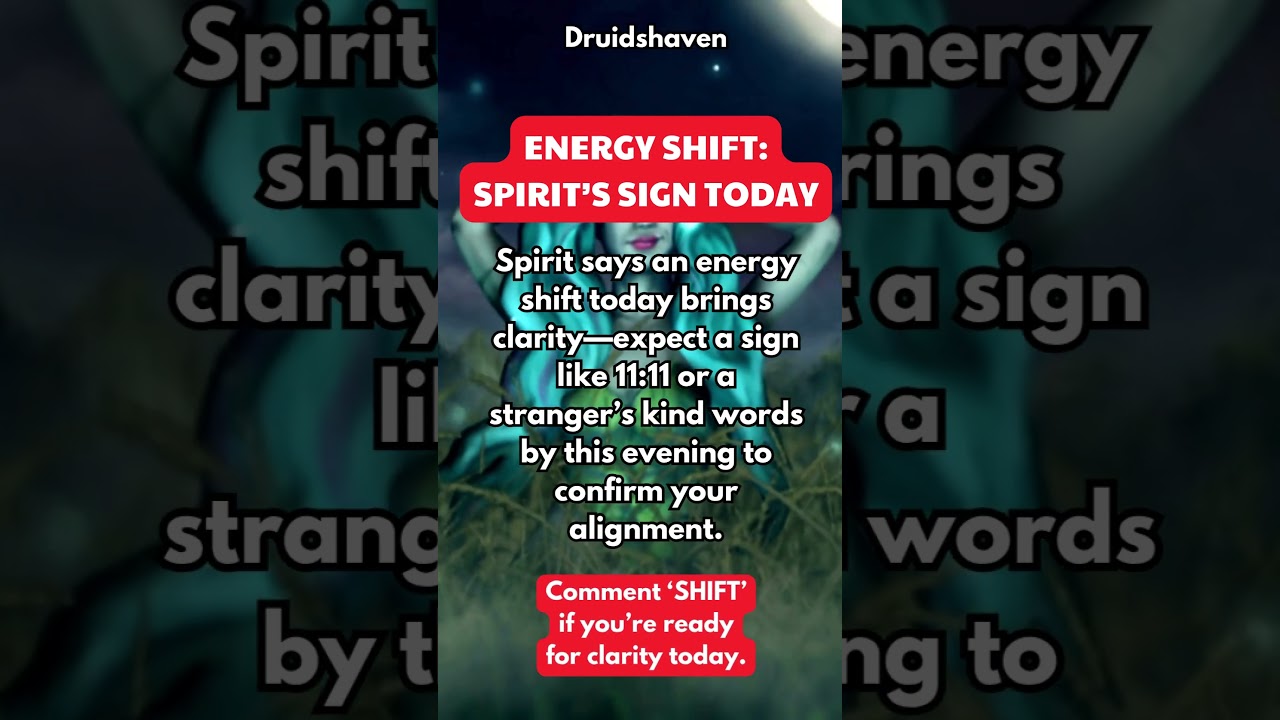Energy Shift Detected &ndash; Spirit Has a Message for You Today 🔮 #energyreading  #spirituality