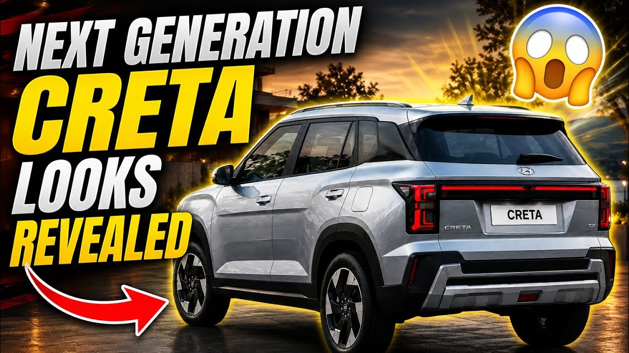 Представлен внешний вид Creta нового поколения 2027 года 😱 Hyundai всё изменил!