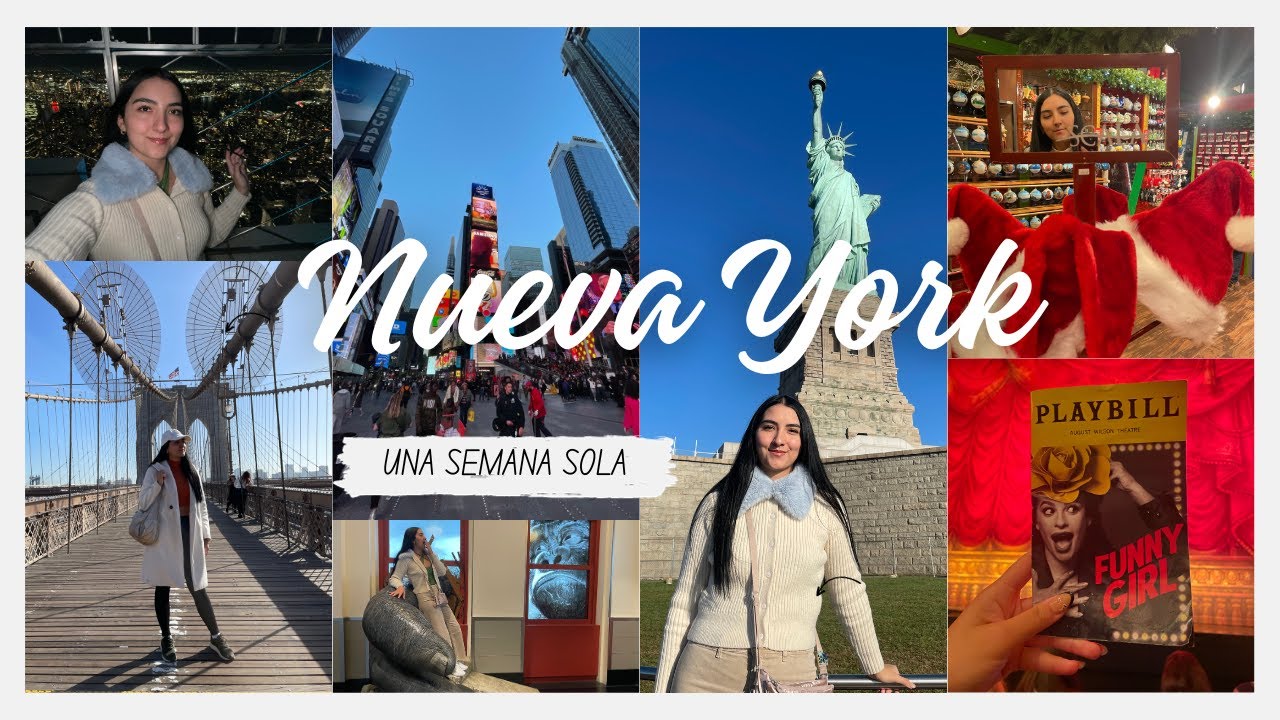 UNA SEMANA sola en Nueva York | VLOG, época navideña, broadway y los lugares más famosos. | Dany Mon