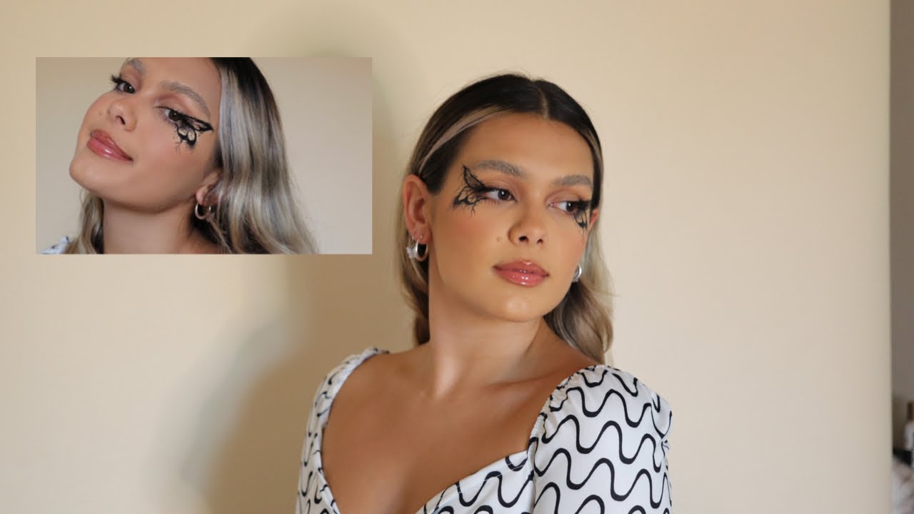 Tiktok viral BUTTERFLY GRAPHIC EYELINER made simple 🦋