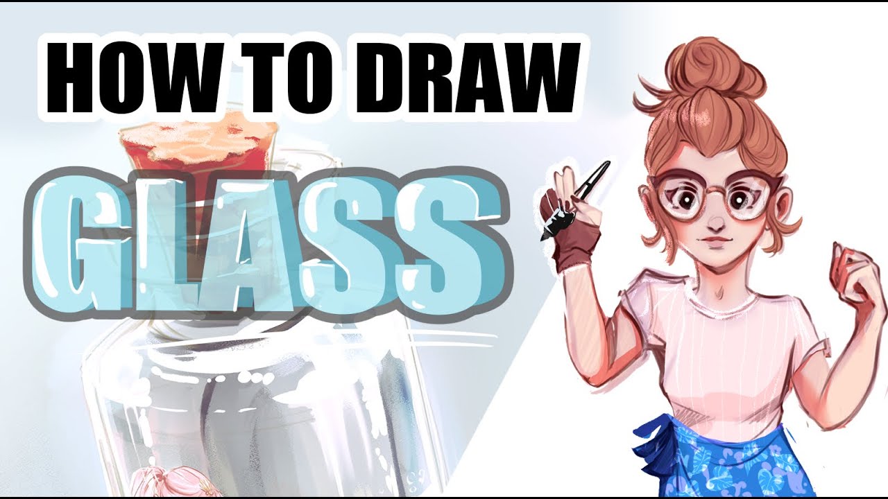 How to Draw GLASS in Clip Studio Paint | Tips for Beginners