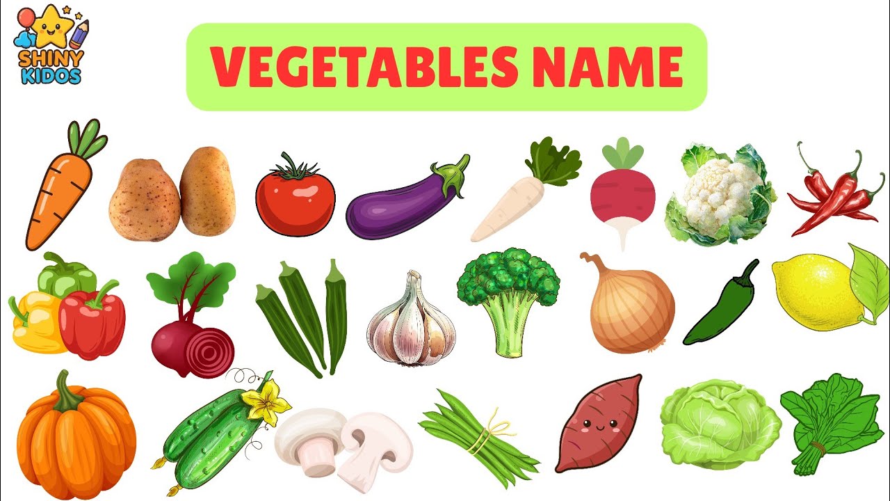 Learn Vegetable names🥕🥦🍆 in Hindi & English with spellings | Kids educational video | Real Clips.