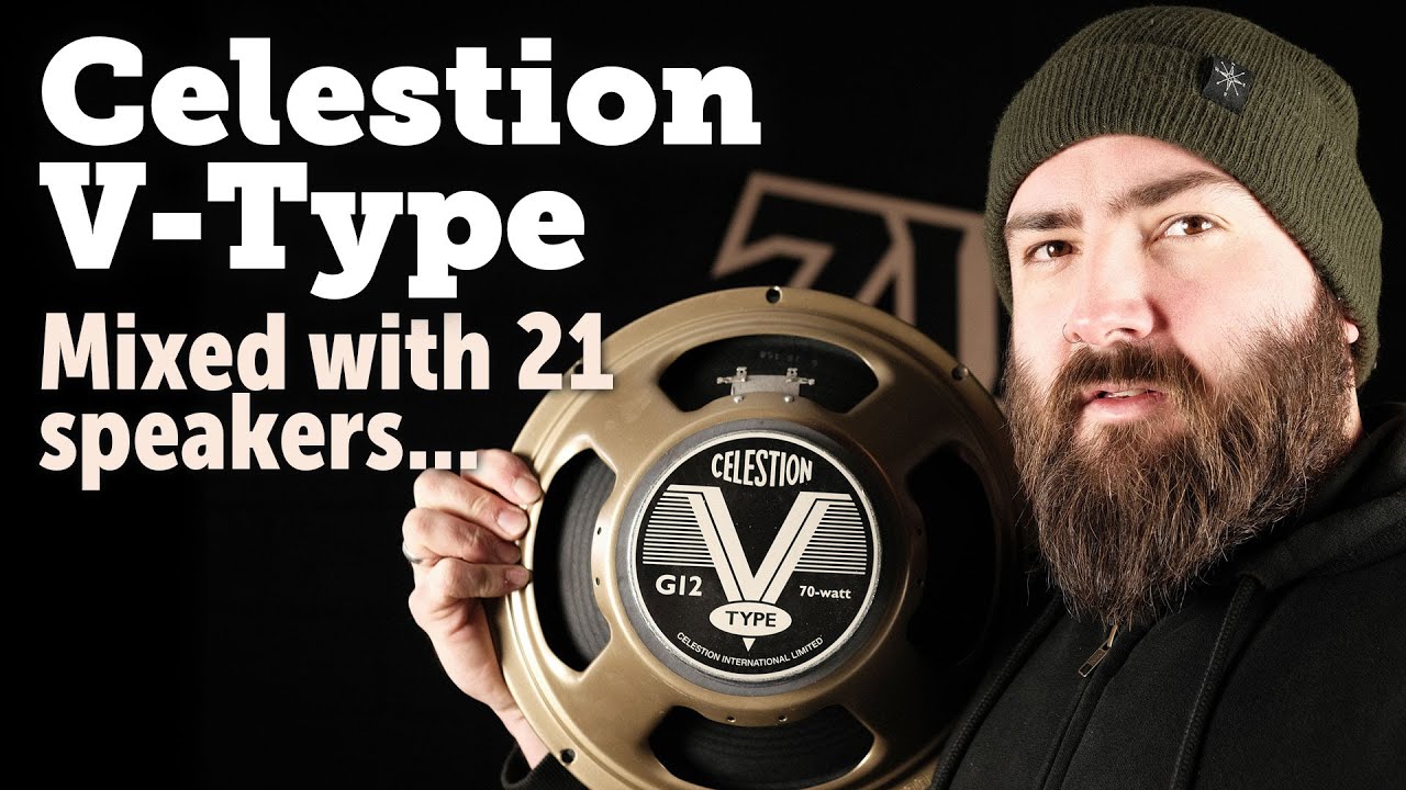 Celestion V type vs 21 other speakers - shootout