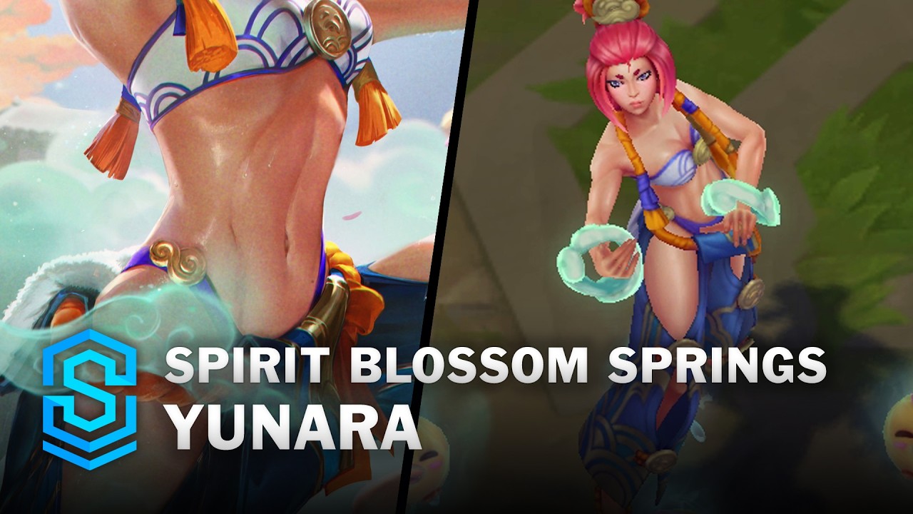 Spirit Blossom Springs Yunara Skin Spotlight - Pre-Release - PBE Preview - League of Legends