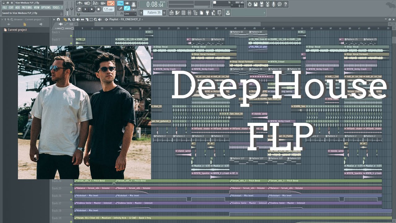 VIZE Style Deep House FLP (VIZE, MEDUZA, Dynoro Style FLP)