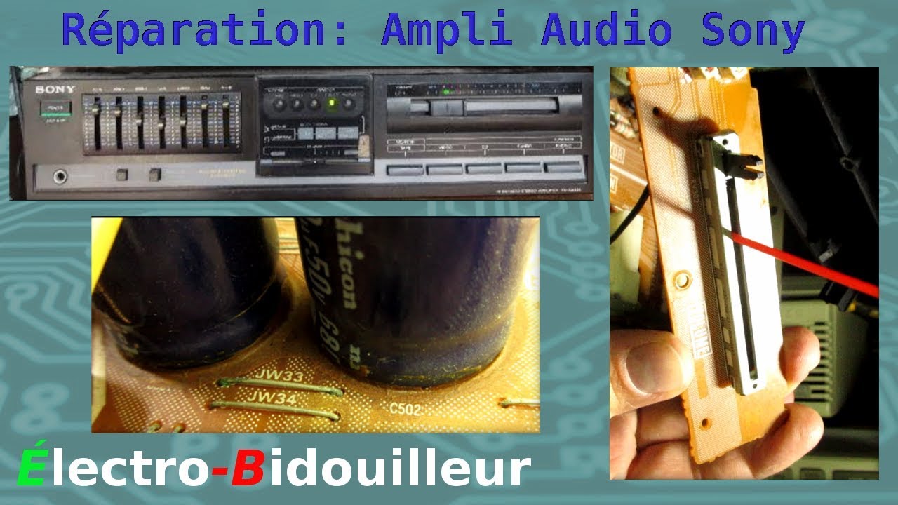 EB_#176 Réparation: Amplificateur Audio Sony TA-AX335