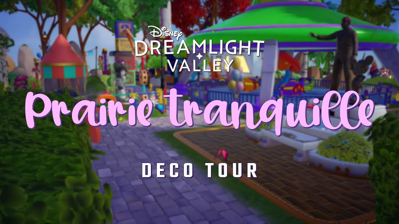 DECO TOUR | La prairie tranquille 🎡 | Disney Dreamlight Valley (FR)