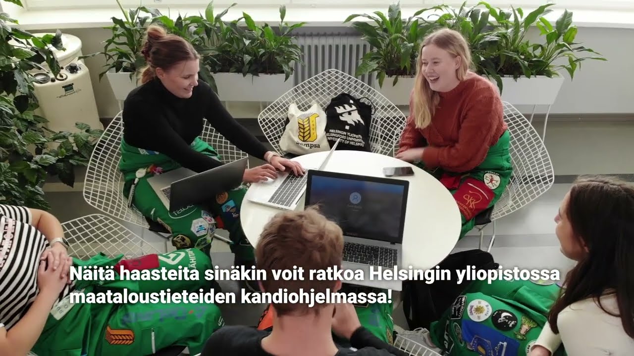 Tule opiskelemaan maataloustieteitä Viikkiin!