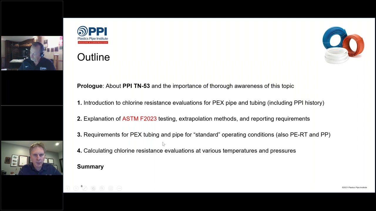 Explaining PPI TN 53 Chlorine Resistance Evaluations of PEX (and PE-RT) Tubing