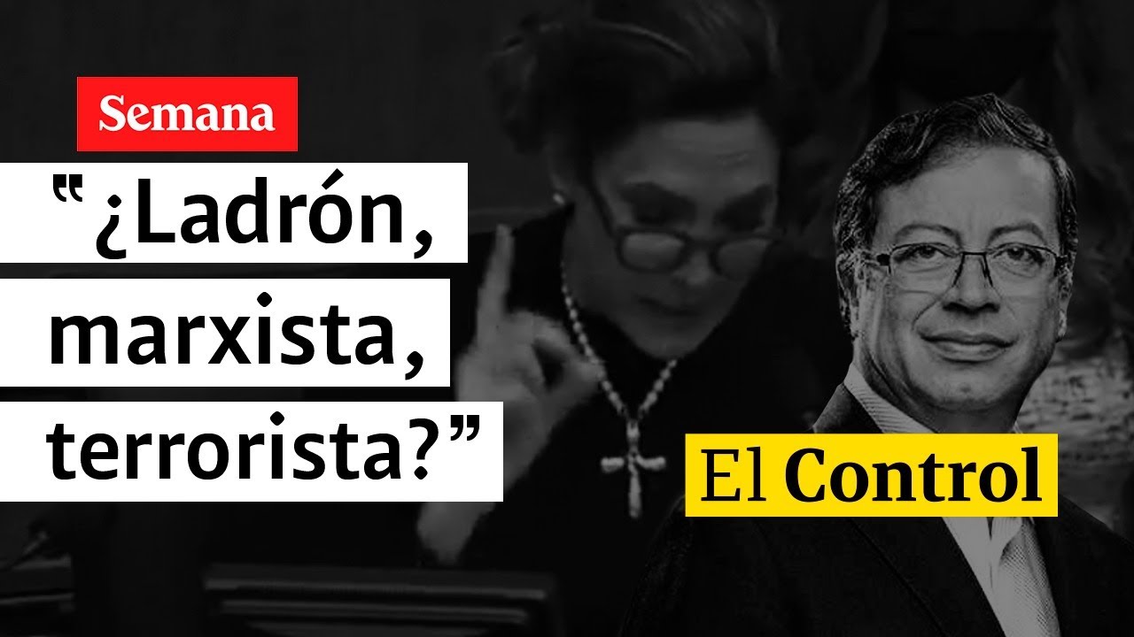 El Control a María Elvira Salazar y su dura declaración contra Gustavo Petro