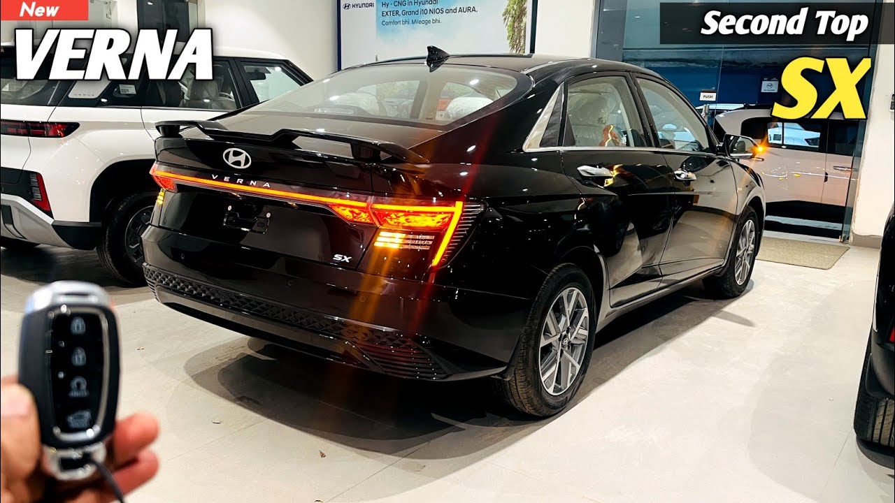 Новая Hyundai VERNA SX &mdash; вторая топовая модель 2025 года 😍| VERNA теперь дешевле в новом GST 2.0 ❣️