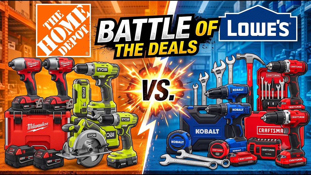 Битва скидок: Home Depot против Lowe's!