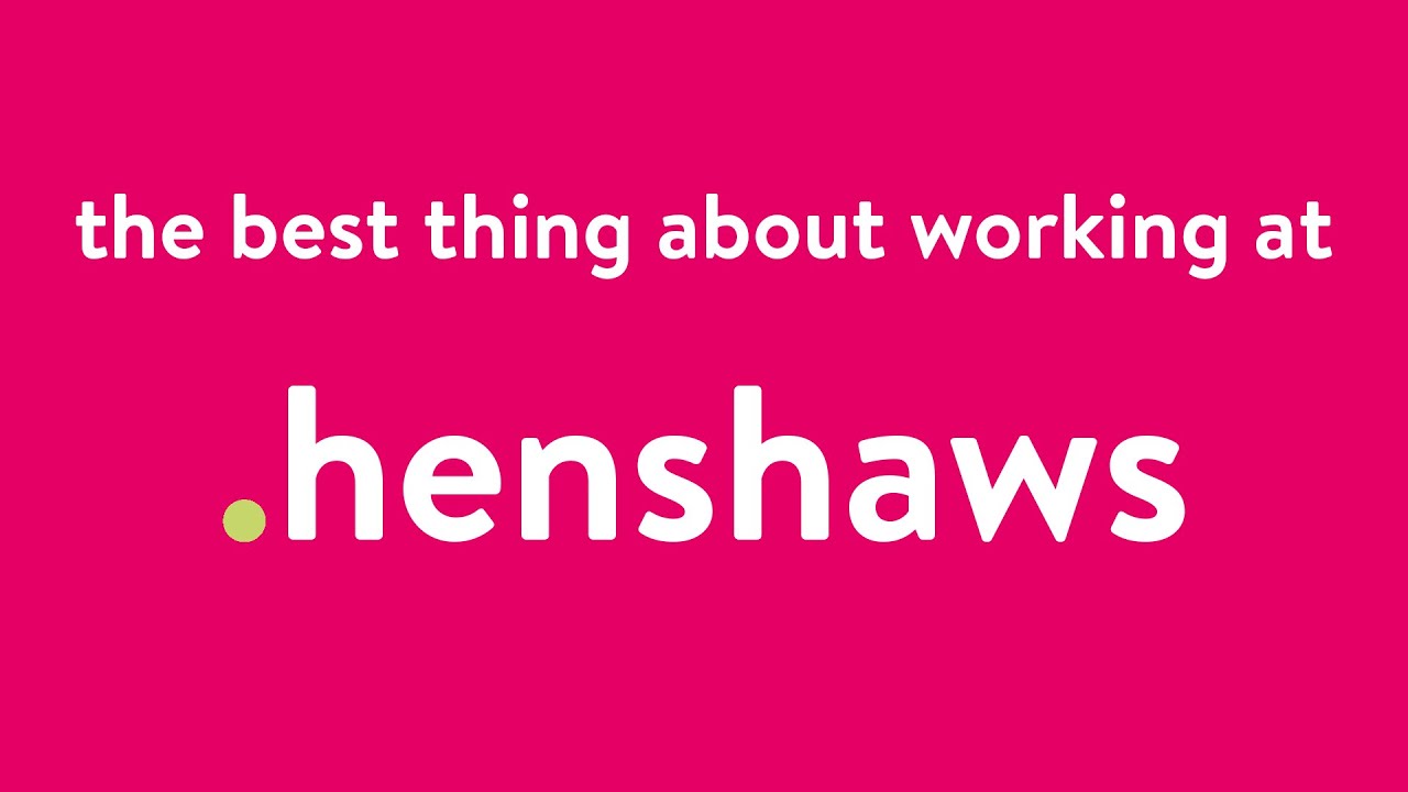 The best thing about working at Henshaws College.