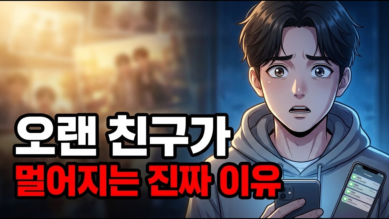 오랜 친구가 갑자기 멀어졌다면, 이런 이유일 수 있어요