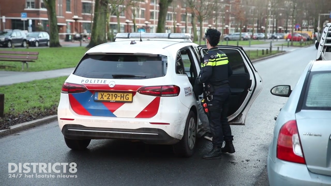 Aanhouding na zoekactie met politiehelikopter na fietsendiefstal Albardastraat Den Haag