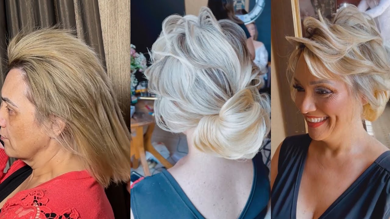 Penteado PERFEITO para CABELOS MUITO CURTOS E RALOS | PERFECT #hairstyle for SHORT and THIN HAIR