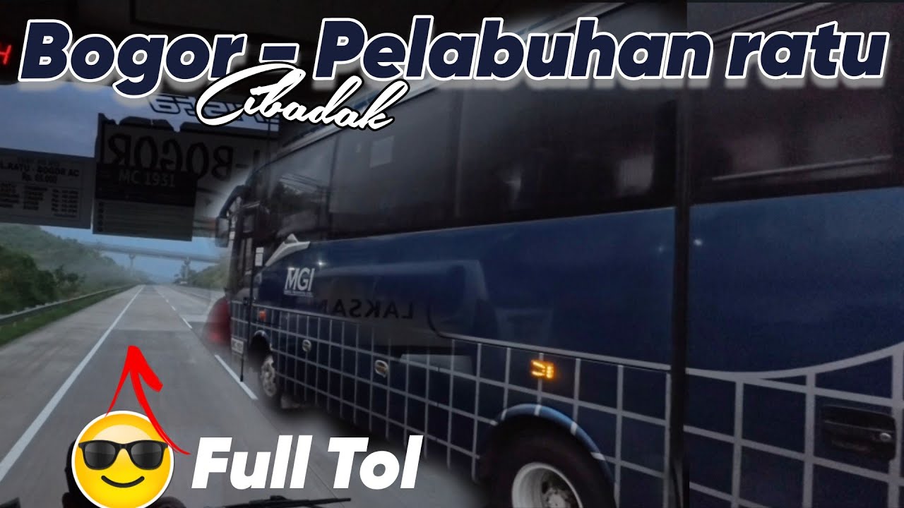 Jalur tol eksotis di tutup kabut | Trip MGI Bogor - Pelabuhan ratu, Jalur Sudah lancar