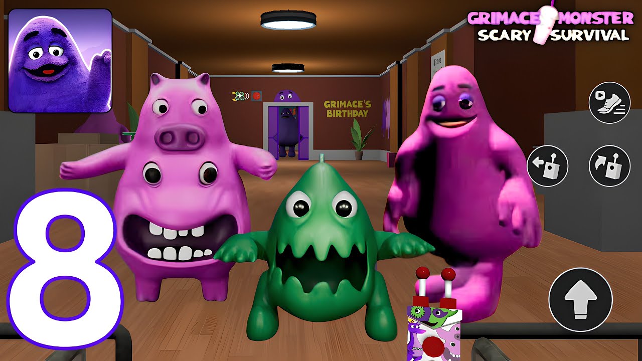 Grimace Monster Scary Survival - Gameplay Walkthrough Part 8 (Android, iOS)