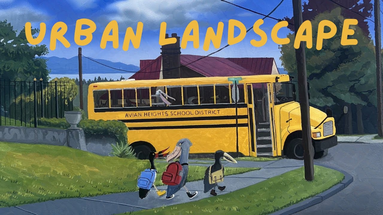 I Painted a World Where Birds Go to School