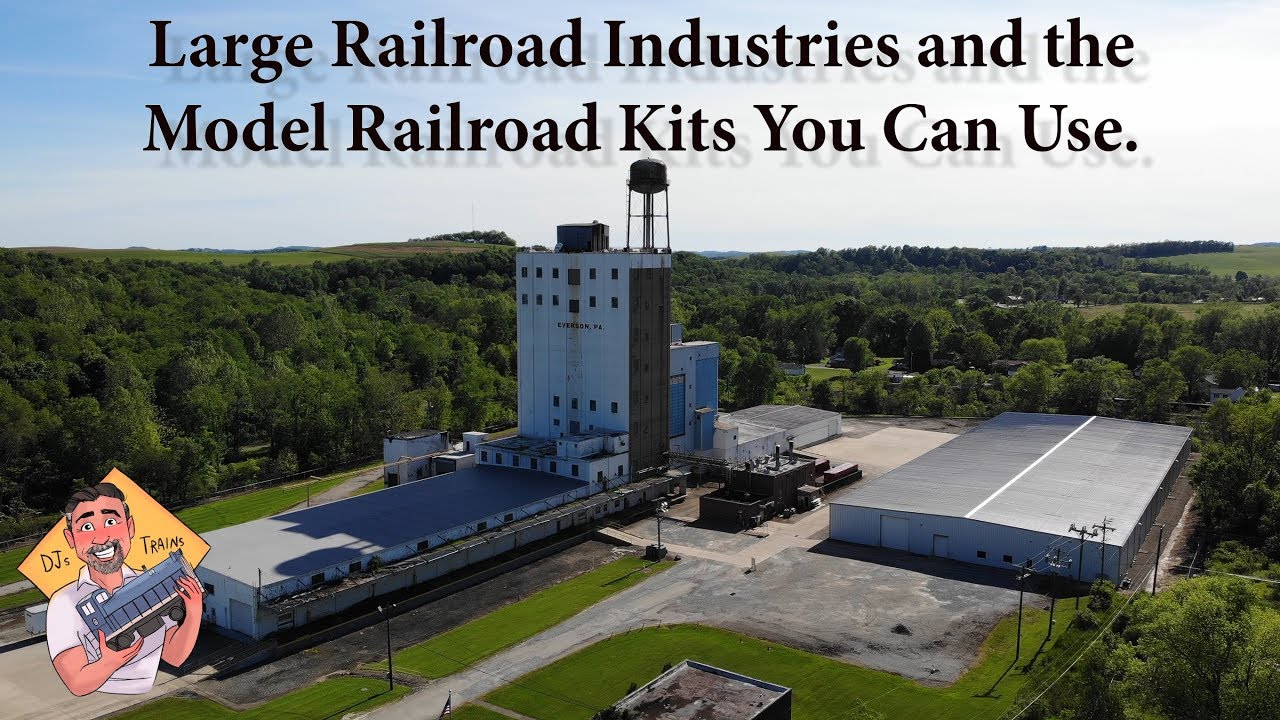 LARGE Railroad  Industries and Model Railroad Kits You Can Use.