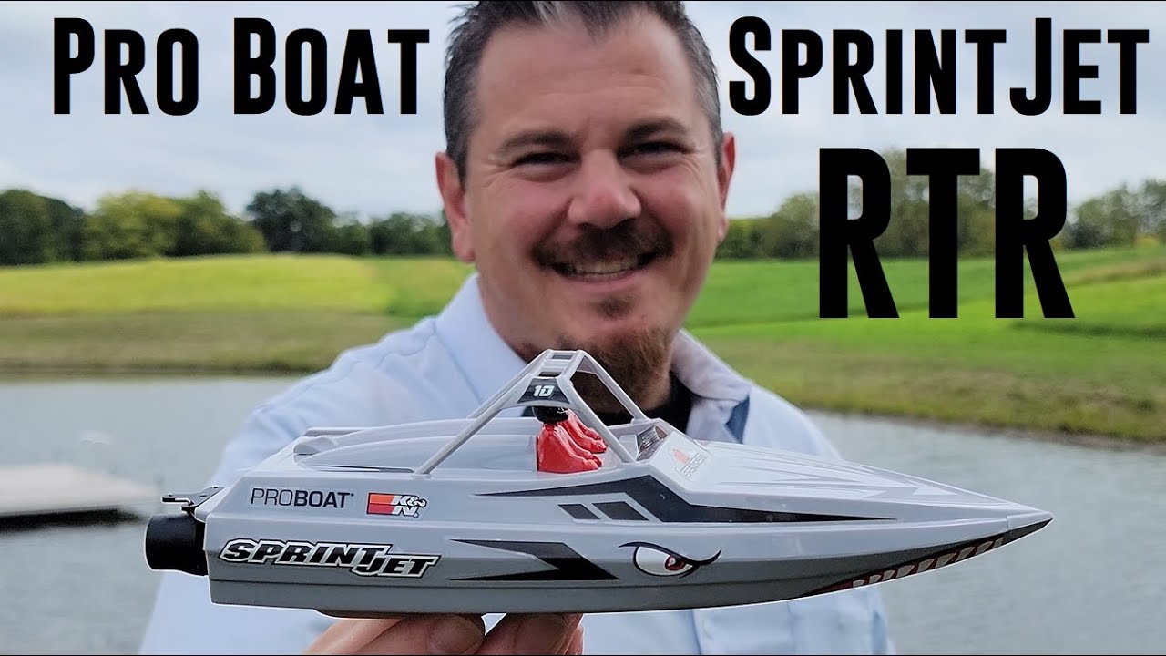 Pro Boat - Sprintjet - RTR Jet Boat - Maiden Run & Unbox