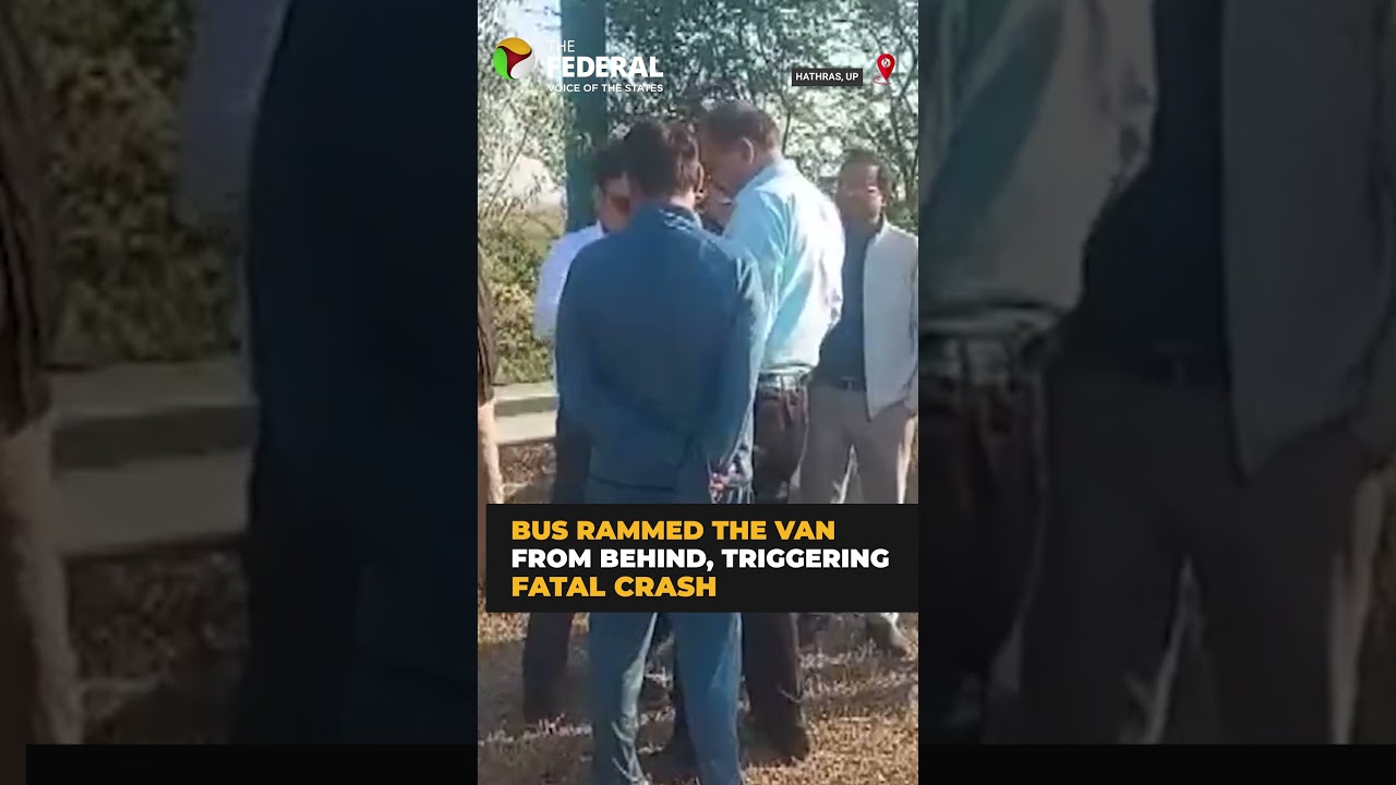 Six killed in Hathras as van crashes into double-decker bus