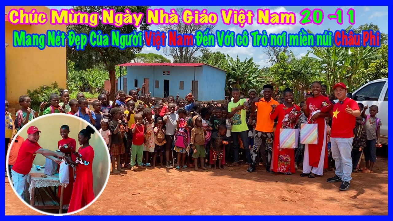 Đông Paulo || Mang Nét Đẹp Của Người Việt Nam Đến Với Cô Trò Miền Núi Châu Phi Vào Ngày Lễ Trọng Đại