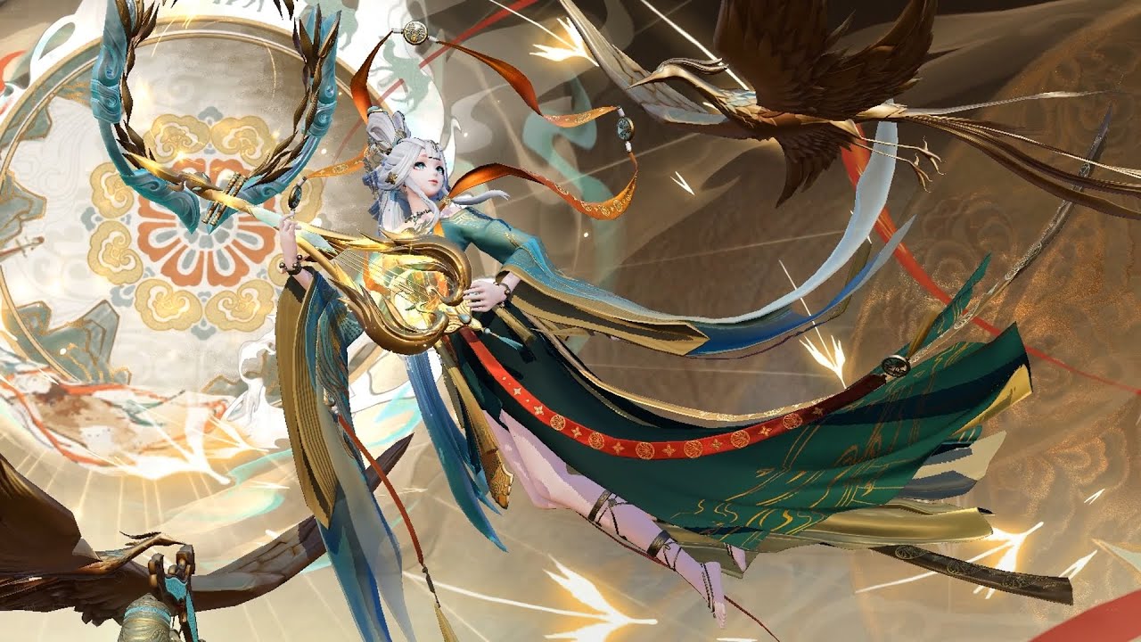 Preview of KINNARA's New Jade Prayer Series Limited Skin - Heavenly Spiral Order  | Onmyoji Arena
