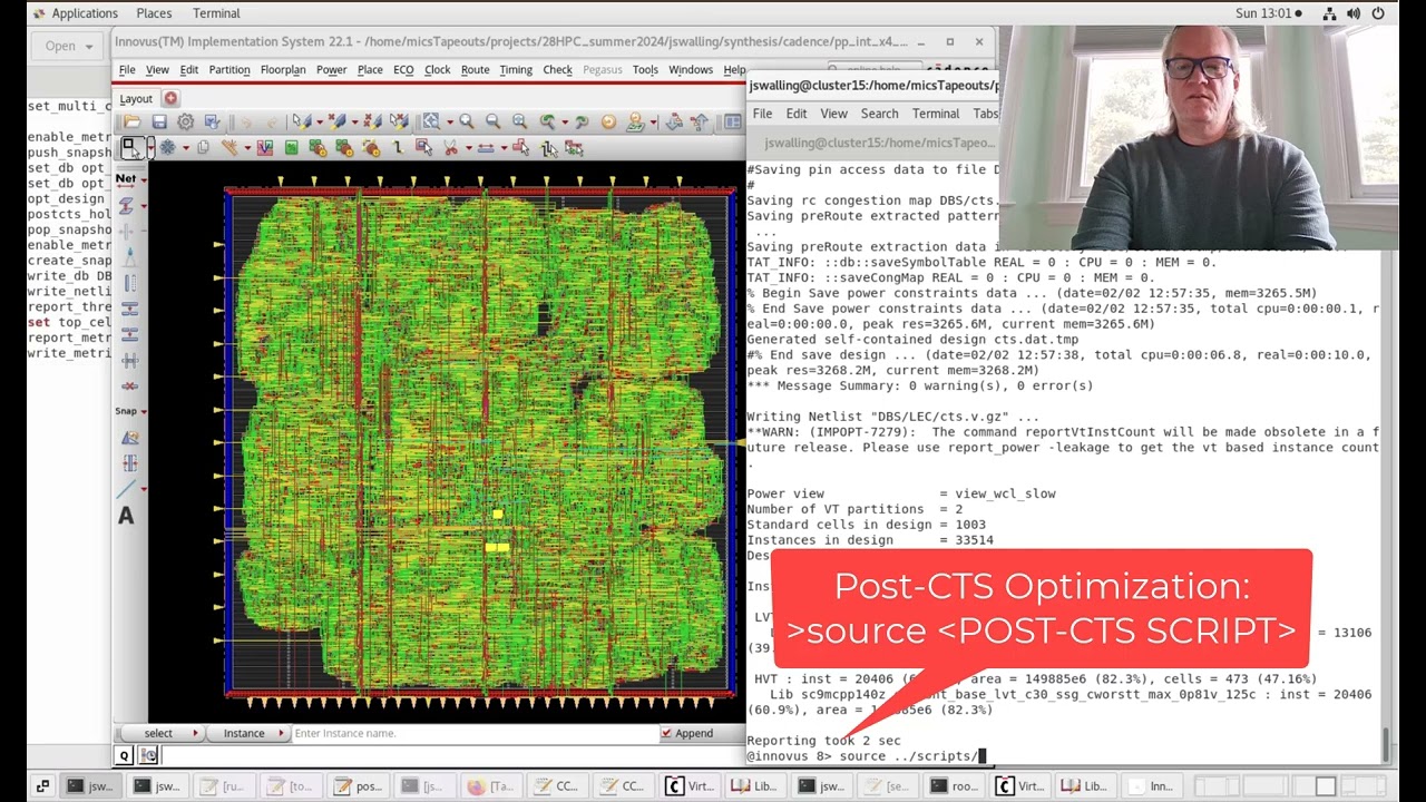 INNOVUS   CTS Design and Post CTS Optimization