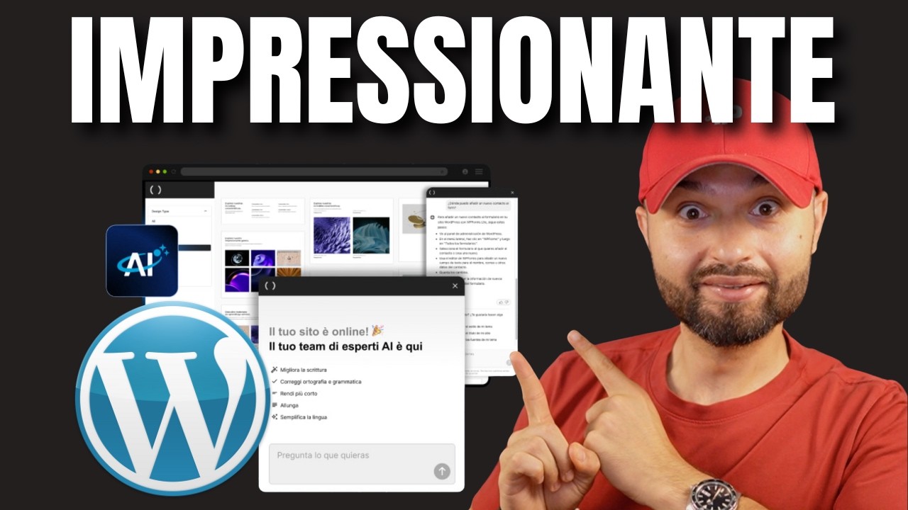 Come CREARE un SITO WORDPRESS da PRO con AI in pochi minuti
