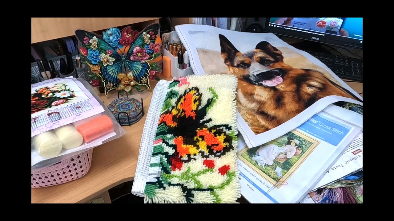 Мои готовые работы-вышивка, алмазная мозаика и что делаю сейчас