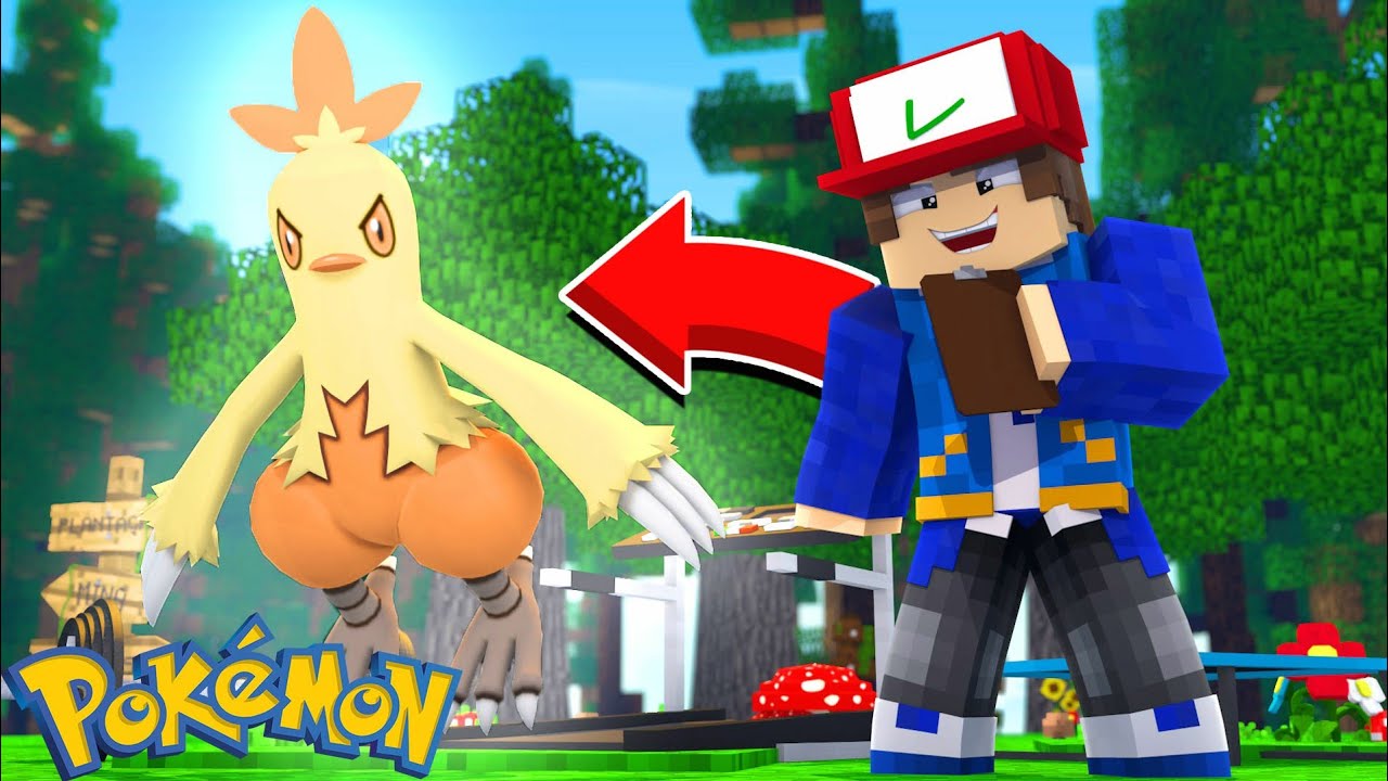 Minecraft: TREINAMENTO POKEMON - POKÉMON SWORD AND SHIELD ! - Ep2