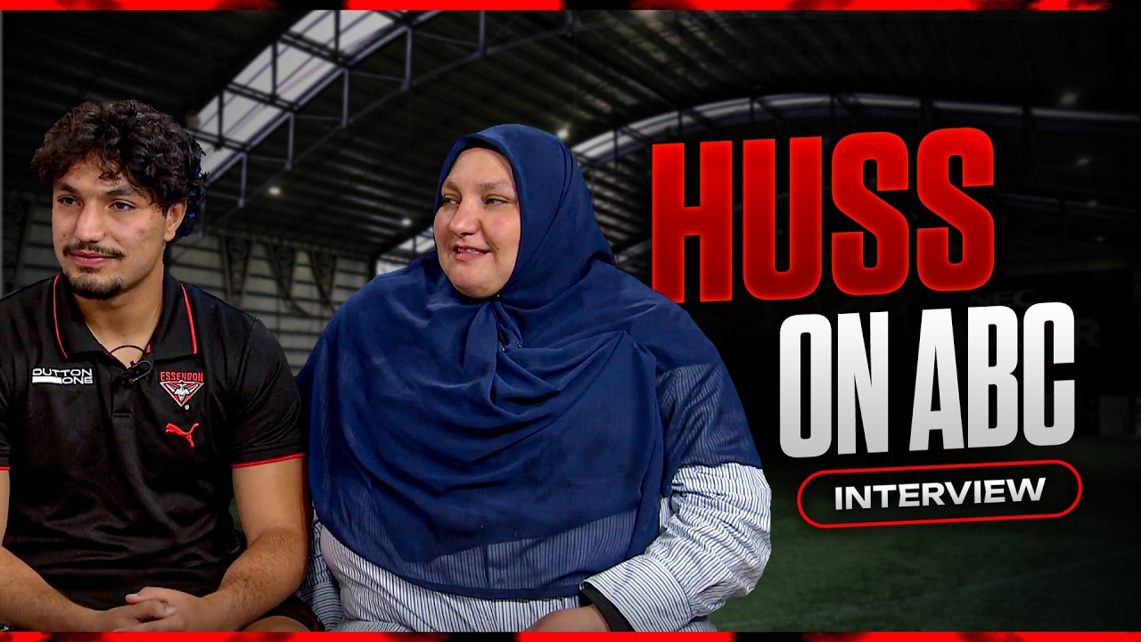 Huss El Achker speaks on ABC alongside his Mum for the documentary: Playing on a Prayer