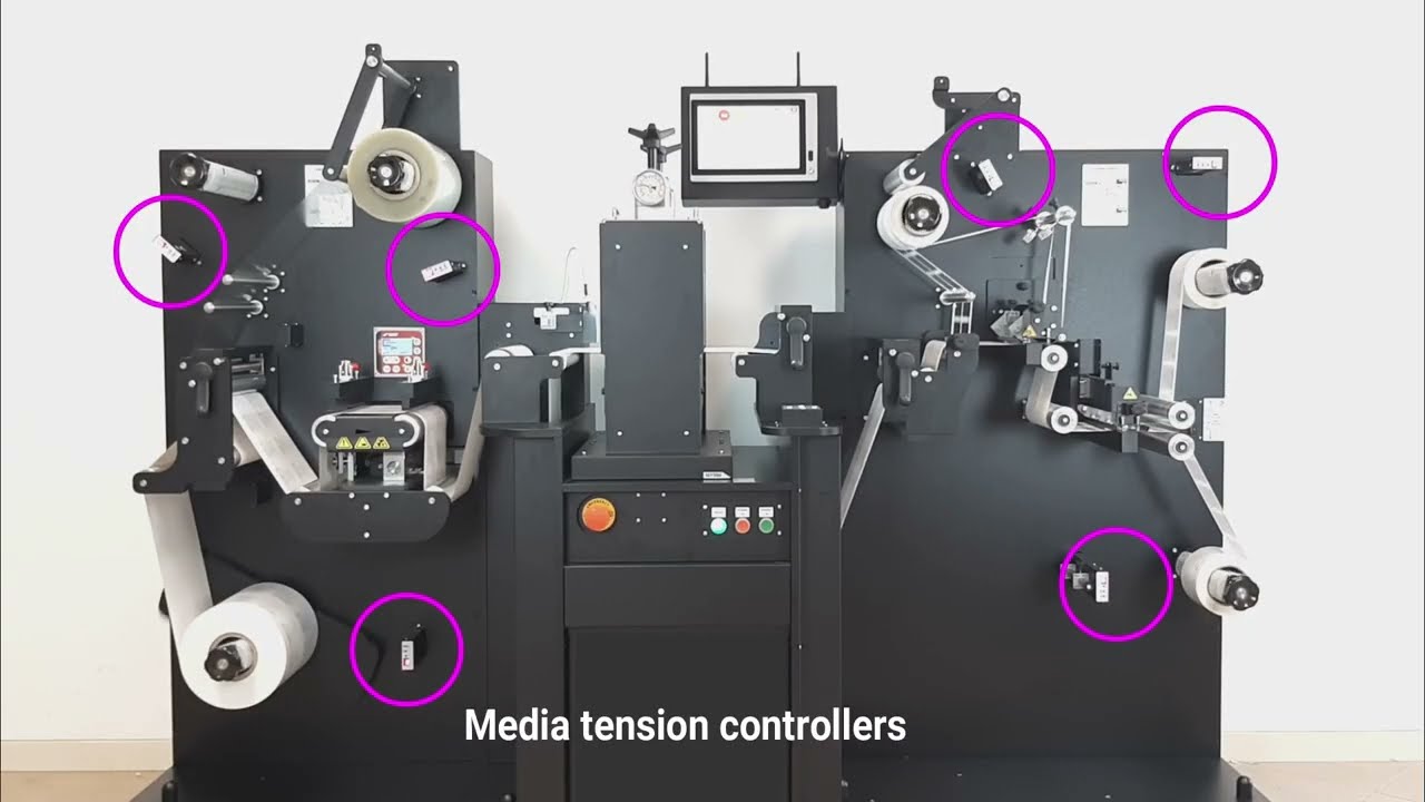 DC250 / DC350 Semi-Rotary Die Label Finishers