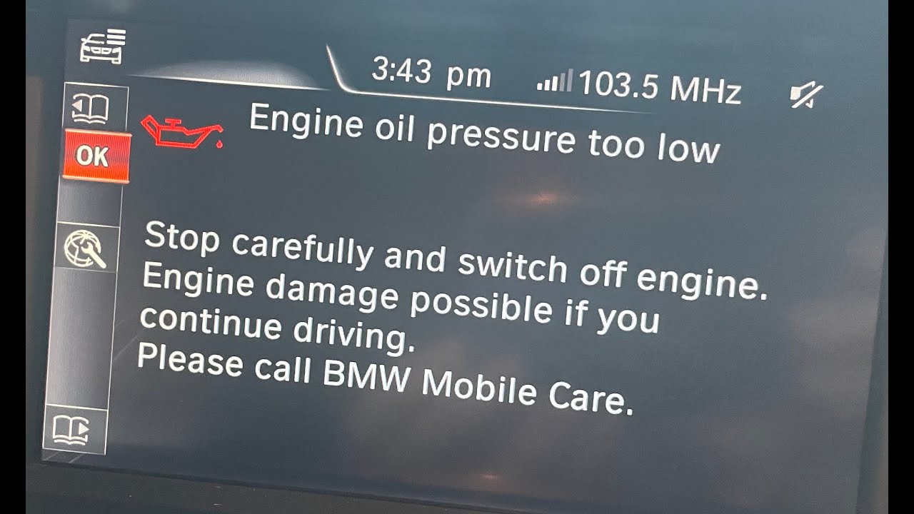 Low Oil Pressure in BMW Diesel after Oil change which how fit oil filter 20d 25d 30d 35d b47 n47 n57
