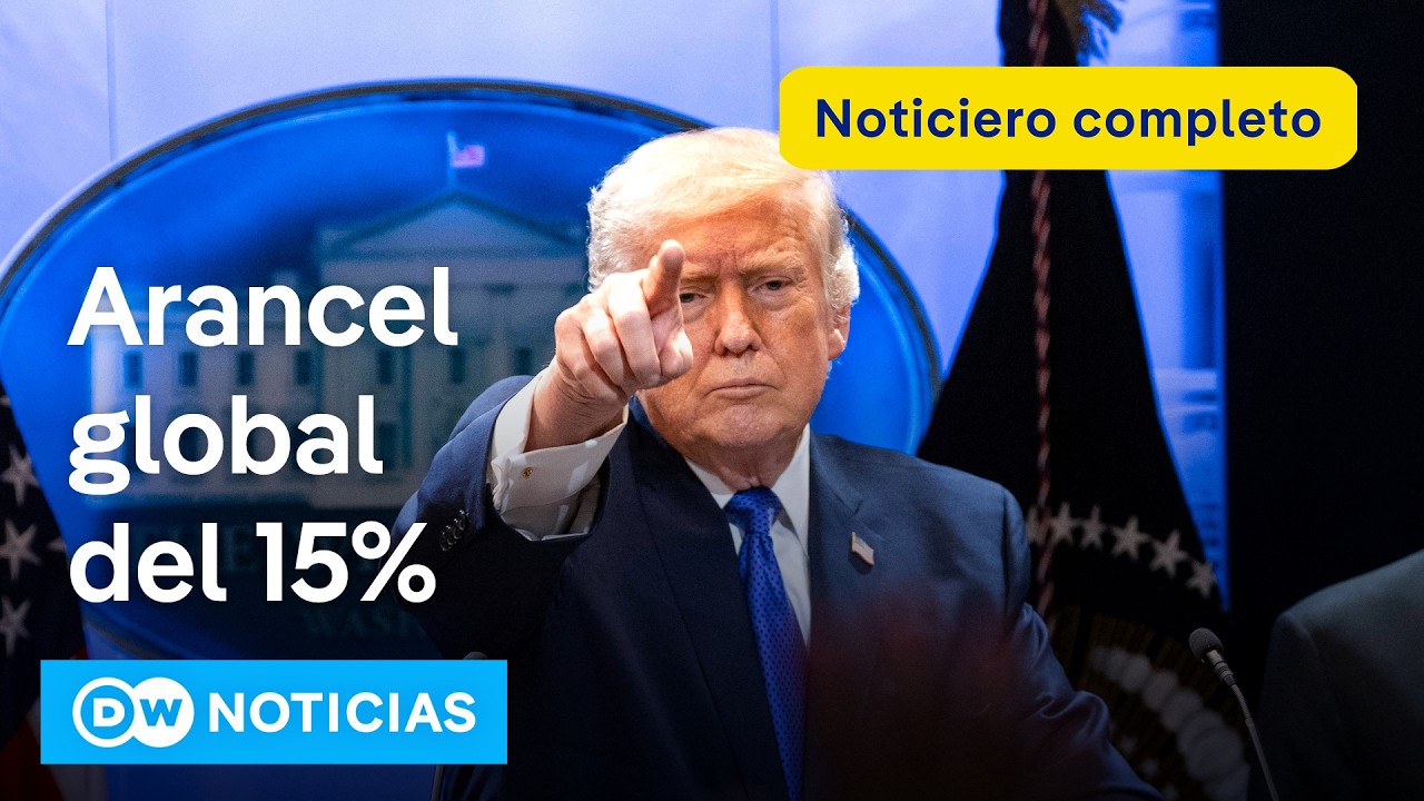 🔴Donald Trump aumenta arancel global de Estados Unidos a 15% tras revés judicial