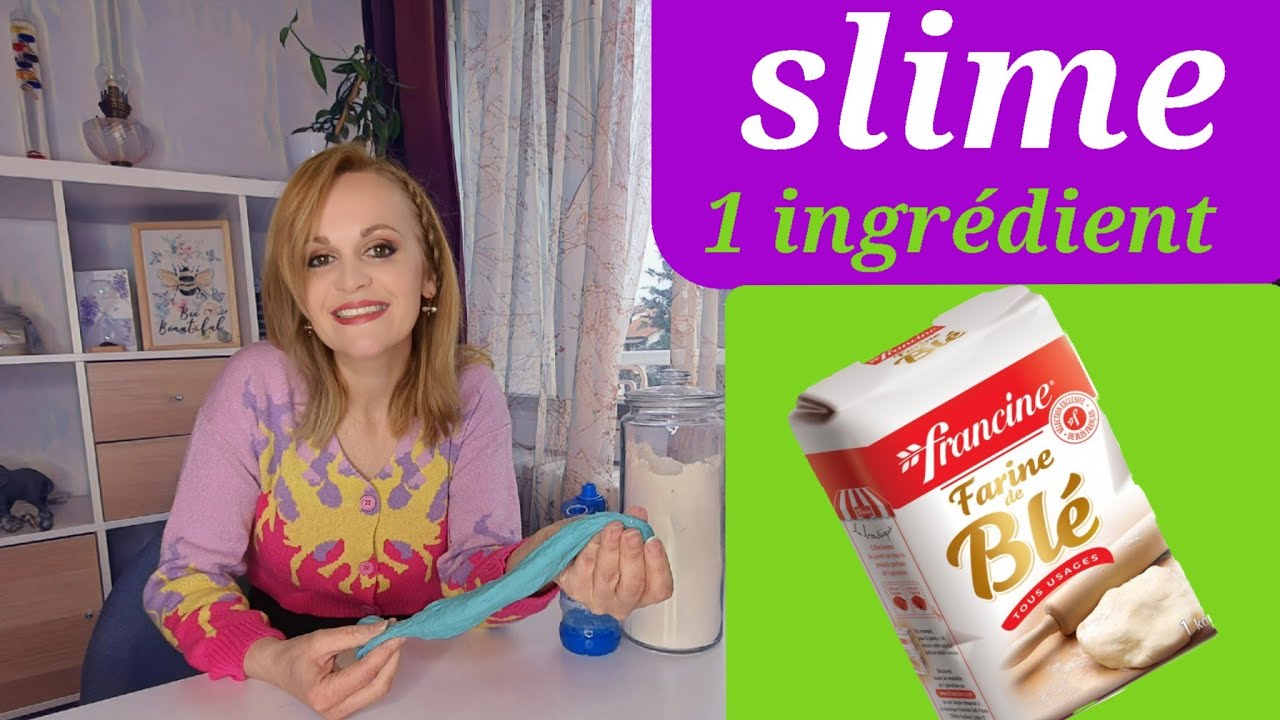 le slime sans colle le plus facile à réaliser au monde avec 1 seul ingrédient plus simple ya pas