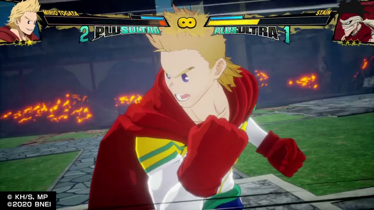 My Hero One’s Justice 2 random matchups part 5: Mirio Togata vs Hero Killer Stain
