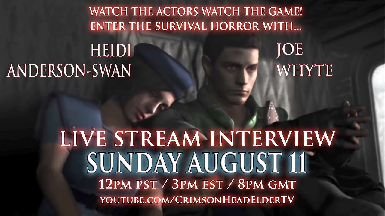 Resident Evil livestream with Actors Joe Whyte & Heidi Anderson-Swan #3