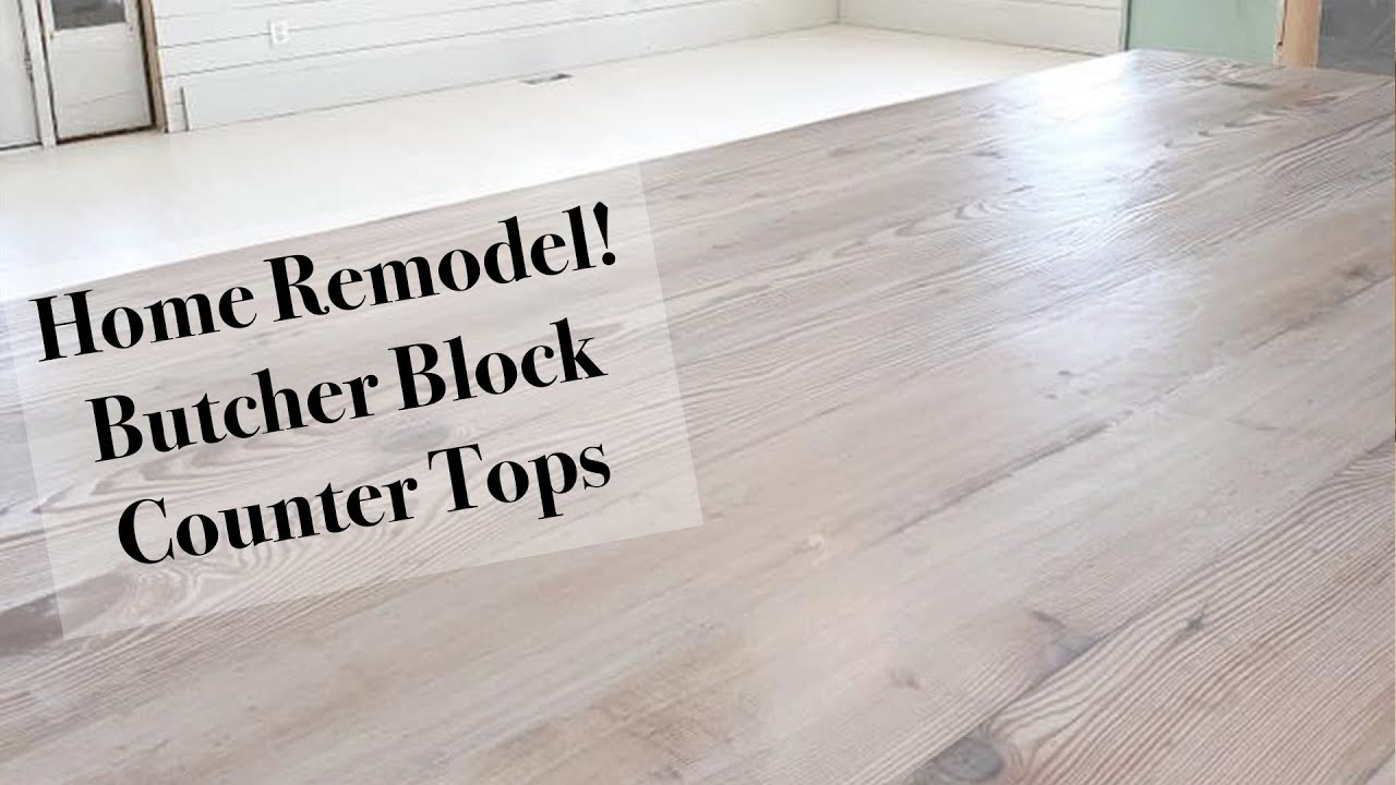 Home Remodel Kitchen Sink and Butcher Block Counter Tops!